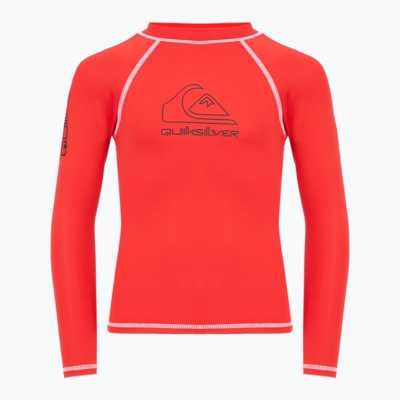 Лонгслів для плавання дитячий Quiksilver On Tour red