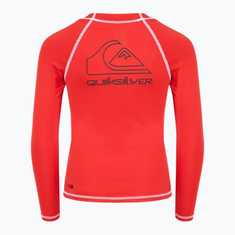 Лонгслів для плавання дитячий Quiksilver On Tour red 2
