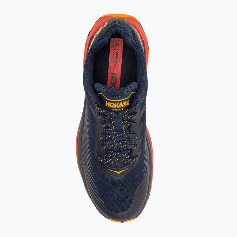 Кросівки для бігу чоловічі HOKA Torrent 2 outer space/fiesta 5