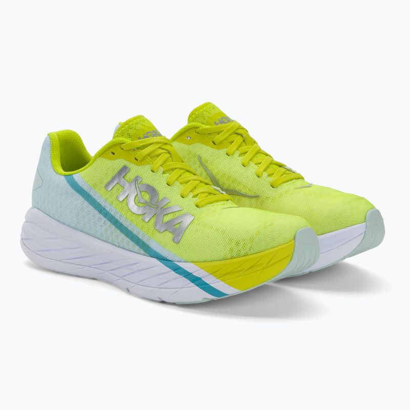 Кросівки HOKA Rocket X blue glass/evening primrose 4