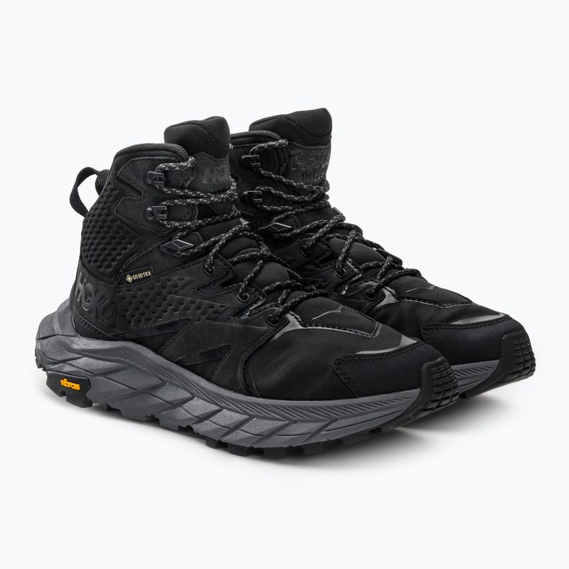 Черевики для трекінгу жіночі HOKA Anacapa Mid GTX чорні 1119372-BBLC 4