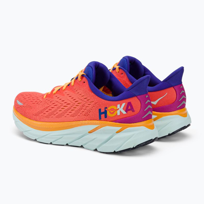 Кросівки для бігу чоловічі HOKA Clifton 8 помаранчеві 1119393-FBLN 3