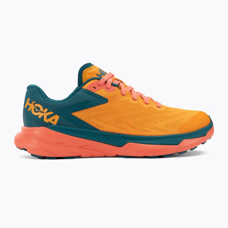 Жіночі бігові кросівки HOKA Zinal сяючий жовтий/камелія 2
