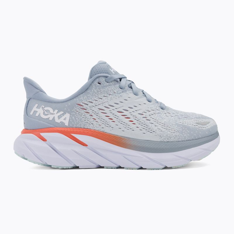 Жіночі бігові кросівки HOKA Clifton 8 Wide blue fog/plein air 2