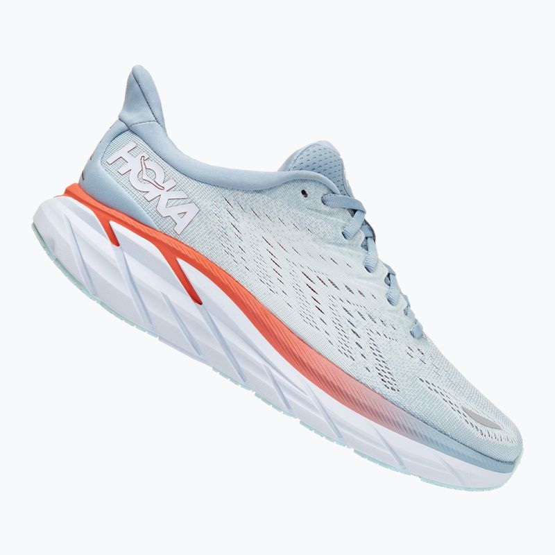 Жіночі бігові кросівки HOKA Clifton 8 Wide blue fog/plein air 7