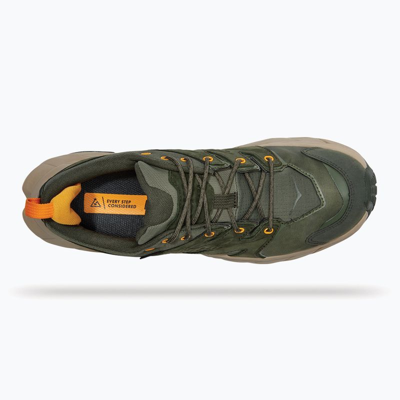 Черевики для трекінгу чоловіче HOKA Anacapa Low GTX зелені 1122017-DBRYL 15