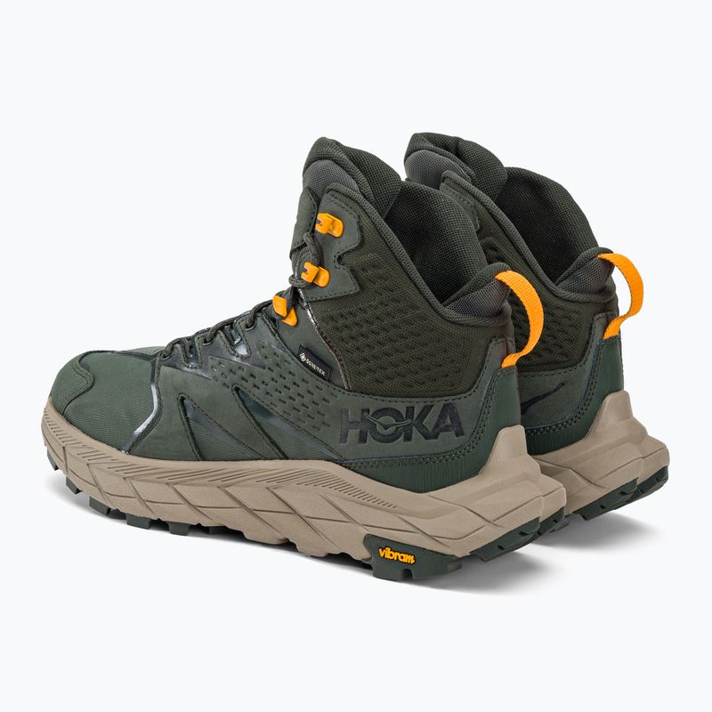 Чоловічі туристичні черевики HOKA Anacapa Mid GTX чебрець/променисто-жовтий 3