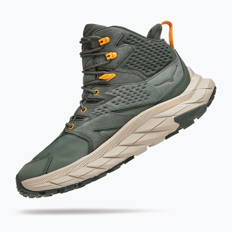Чоловічі туристичні черевики HOKA Anacapa Mid GTX чебрець/променисто-жовтий 14