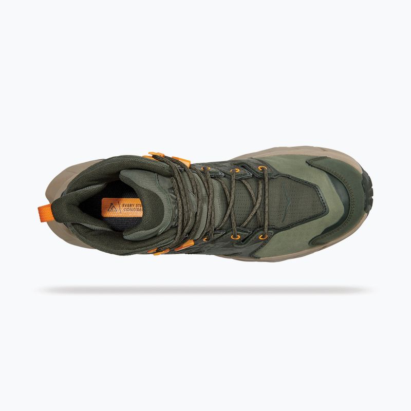 Чоловічі туристичні черевики HOKA Anacapa Mid GTX чебрець/променисто-жовтий 17