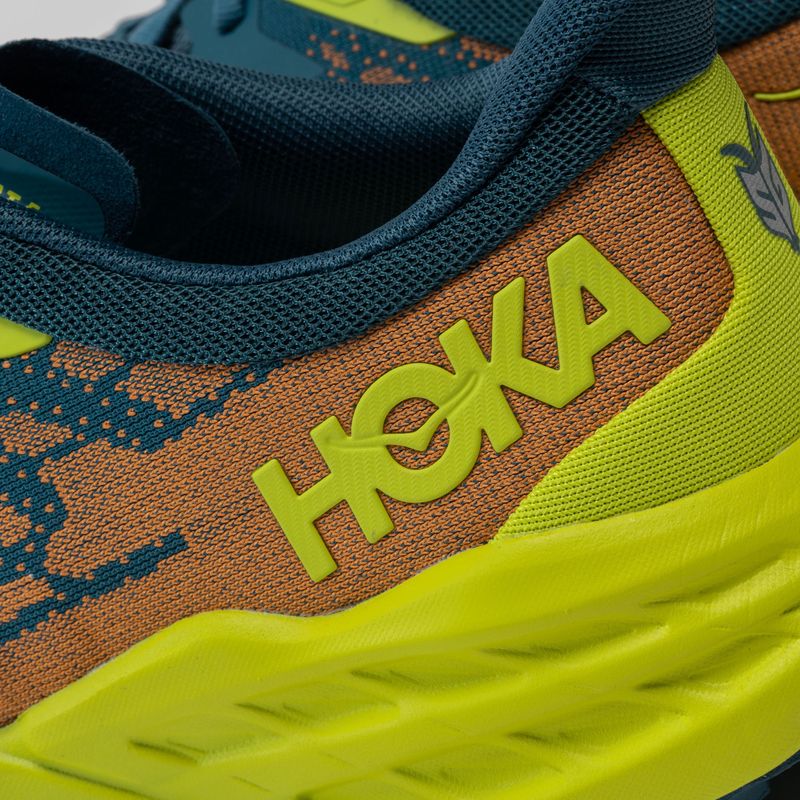 Кросівки для бігу чоловічі HOKA Speedgoat 5 блакитно-зелені 1123157-BCEP 7