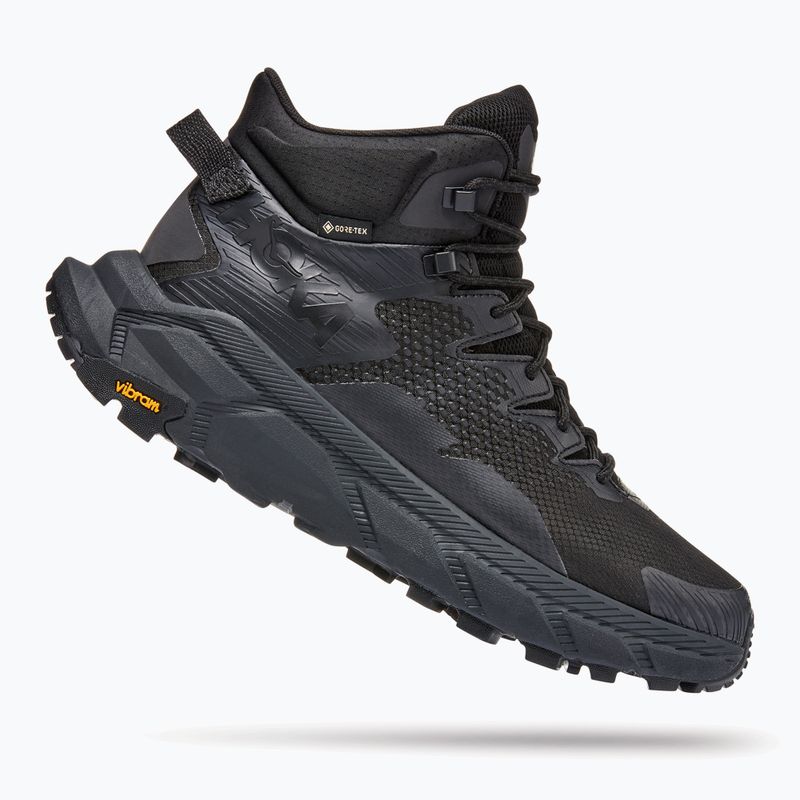 Черевики трекінгові чоловічі HOKA Trail Code GTX black/raven 3