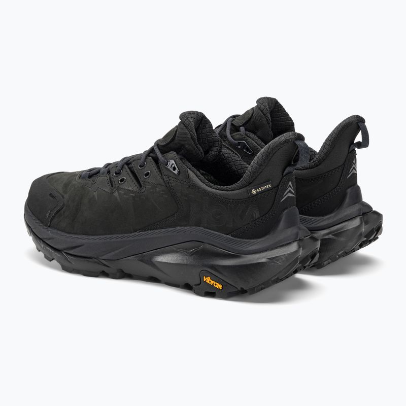 Чоловічі трекінгові черевики HOKA Kaha 2 Low GTX black/black 3