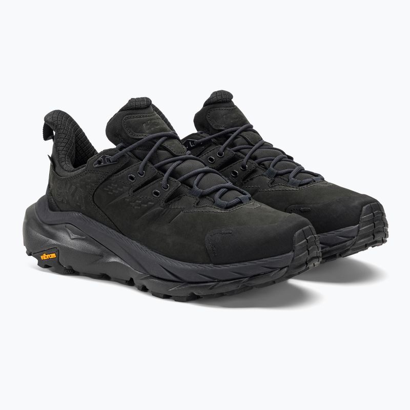Чоловічі трекінгові черевики HOKA Kaha 2 Low GTX black/black 4