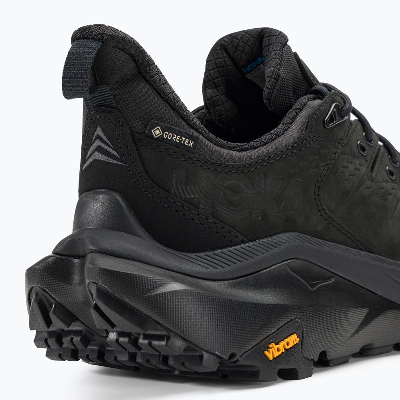 Чоловічі трекінгові черевики HOKA Kaha 2 Low GTX black/black 9