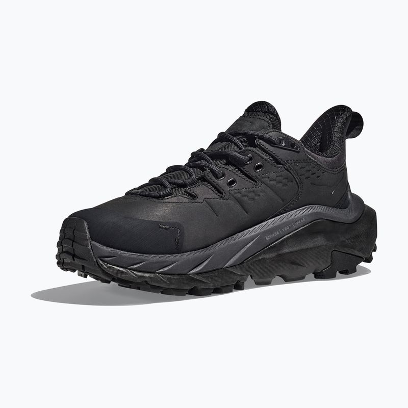 Чоловічі трекінгові черевики HOKA Kaha 2 Low GTX black/black 15