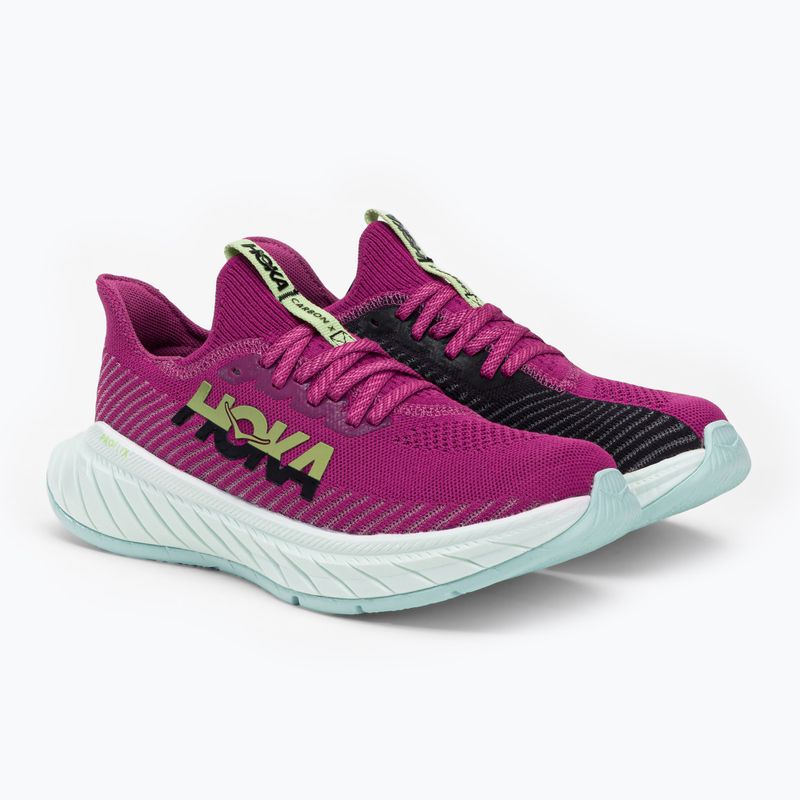 Кросівки для бігу жіночі HOKA Carbon X 3 рожеві 1123193-FFBL 5