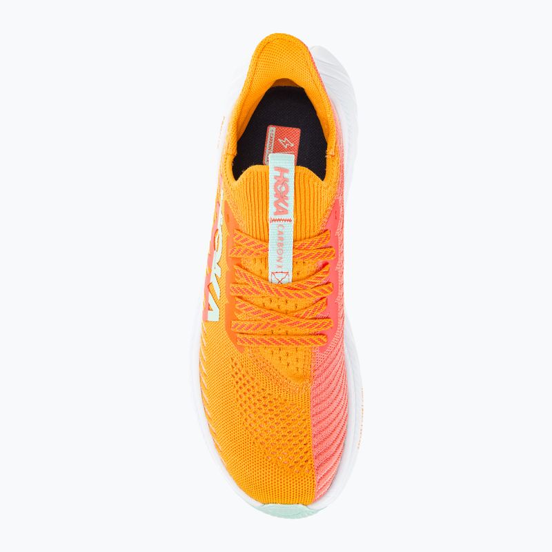 Черевики для бігу жіночі HOKA Carbon X 3 radiant yellow/camellia 7