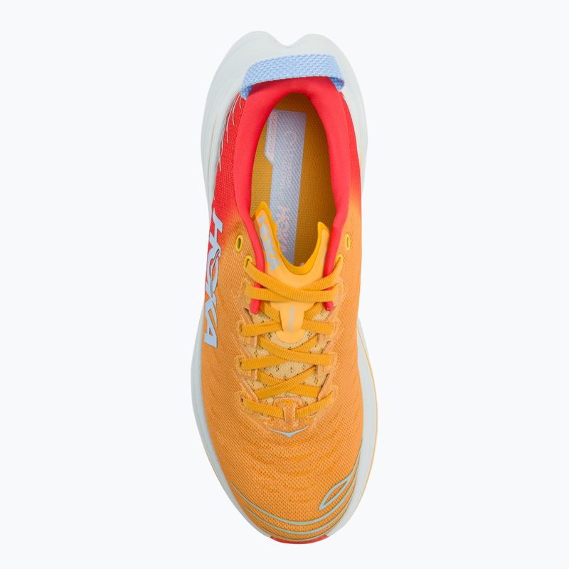 Кросівки чоловічі HOKA Bondi X fiesta/amber yellow 6