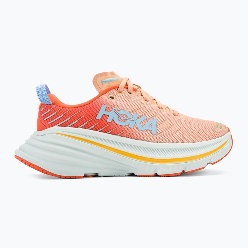 Черевики для бігу жіночі HOKA Bondi X caellia/peach parfait 3