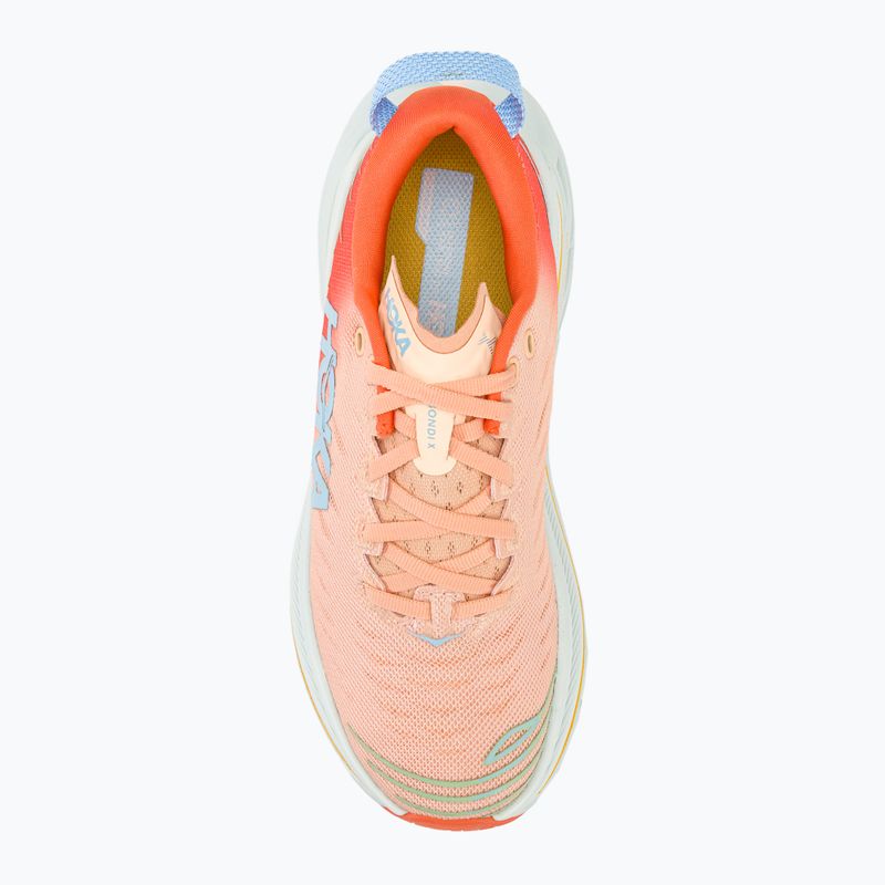 Черевики для бігу жіночі HOKA Bondi X caellia/peach parfait 7