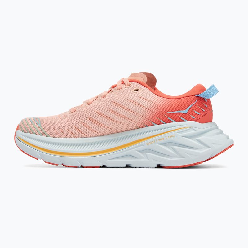 Черевики для бігу жіночі HOKA Bondi X caellia/peach parfait 9