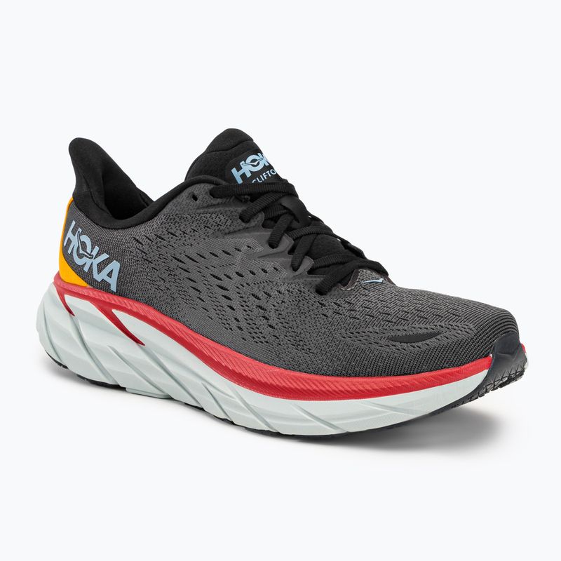 Кросівки для бігу чоловічі HOKA Clifton 8 сірі 1119393-ACTL