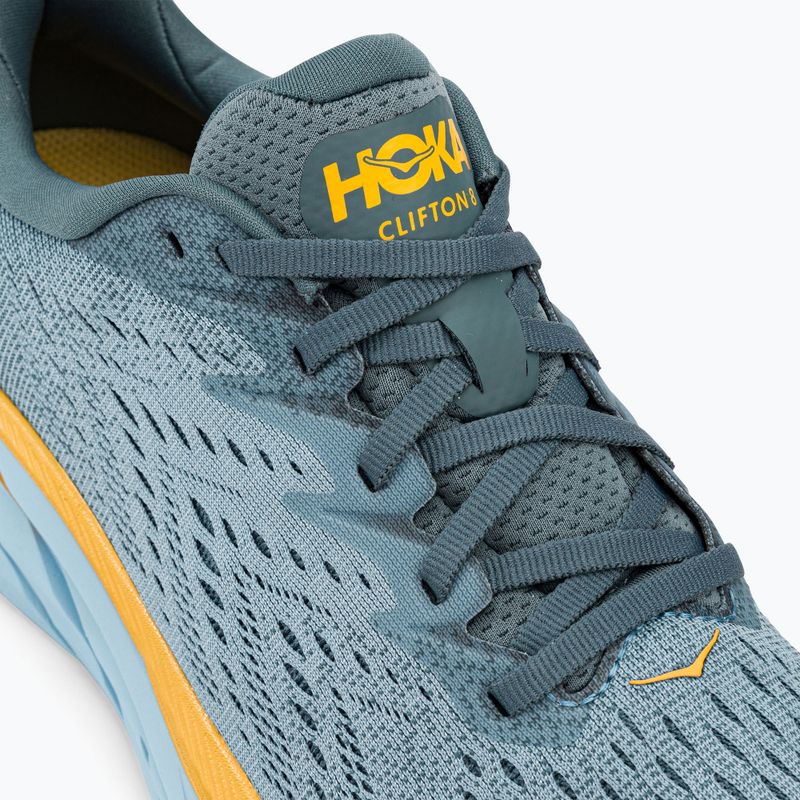 Кросівки для бігу чоловічі HOKA Clifton 8 світло-сірі 1119393-GBMS 9
