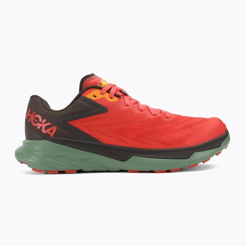 Чоловічі кросівки HOKA Zinal fiesta/чорна олива 2