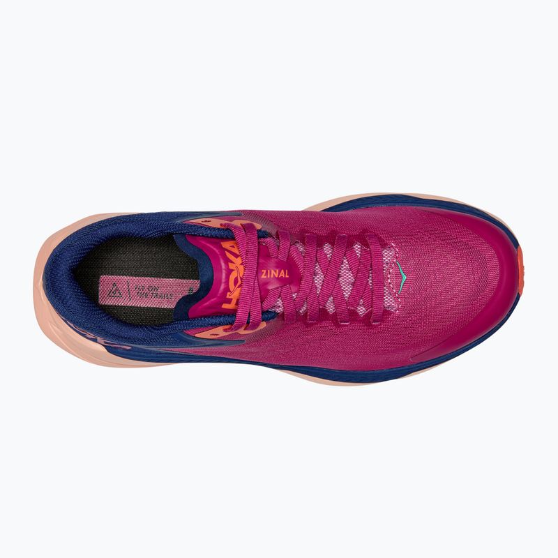 Жіночі бігові кросівки HOKA Zinal festival fuchsia/bellbellwether blue 9