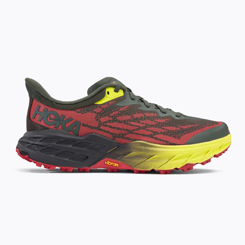 Кросівки для бігу чоловічі HOKA Speedgoat 5 темнозелені 1123157-TFST 2