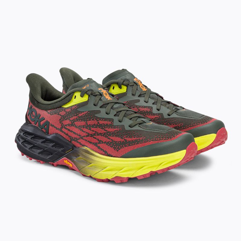 Кросівки для бігу чоловічі HOKA Speedgoat 5 темнозелені 1123157-TFST 3