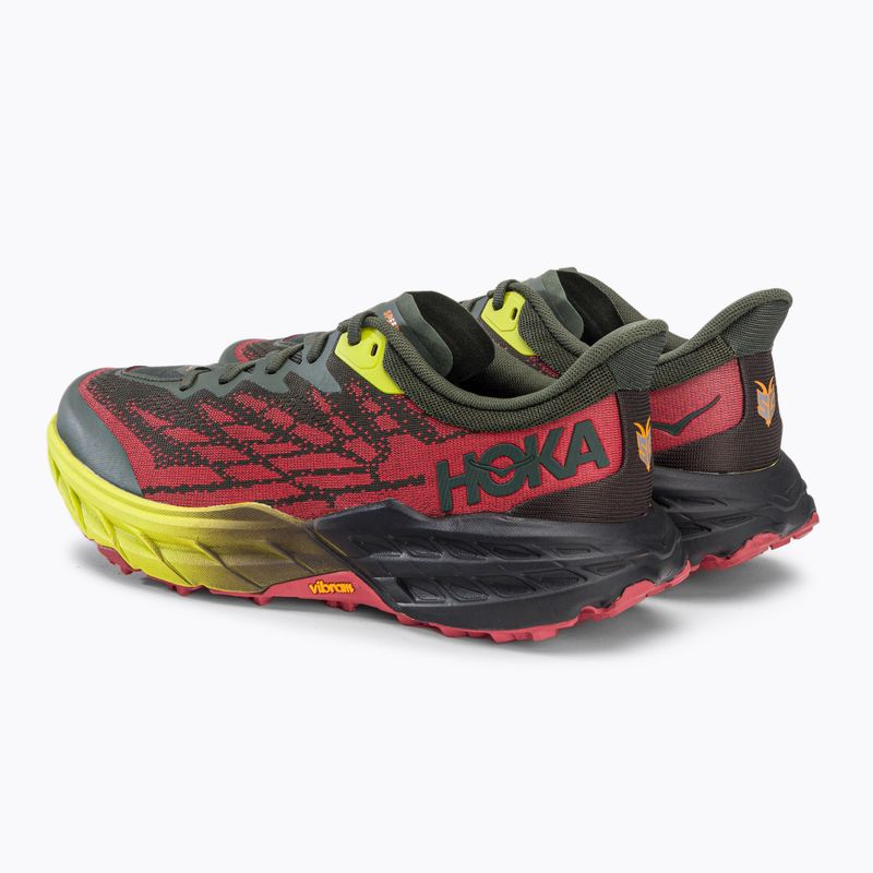 Кросівки для бігу чоловічі HOKA Speedgoat 5 темнозелені 1123157-TFST 4