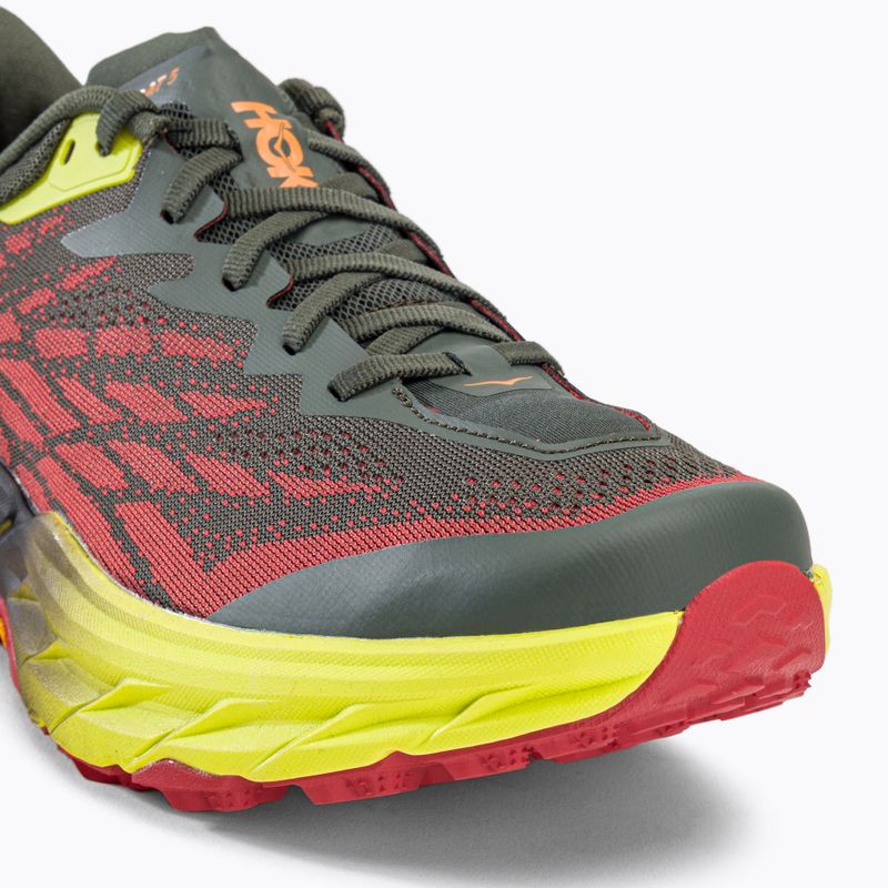 Кросівки для бігу чоловічі HOKA Speedgoat 5 темнозелені 1123157-TFST 7