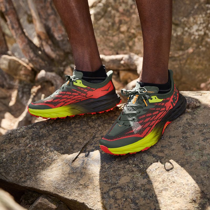 Кросівки для бігу чоловічі HOKA Speedgoat 5 темнозелені 1123157-TFST 9