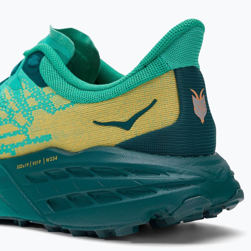 Кросівки для бігу жіночі HOKA Speedgoat 5 зелені 1123158-DTWGR 10