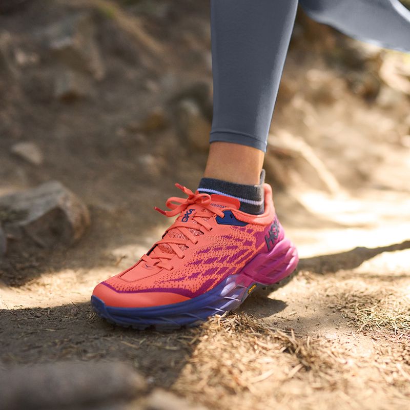 Кросівки для бігу жіночі HOKA Speedgoat 5 помаранчеві 1123158-FFCM 13