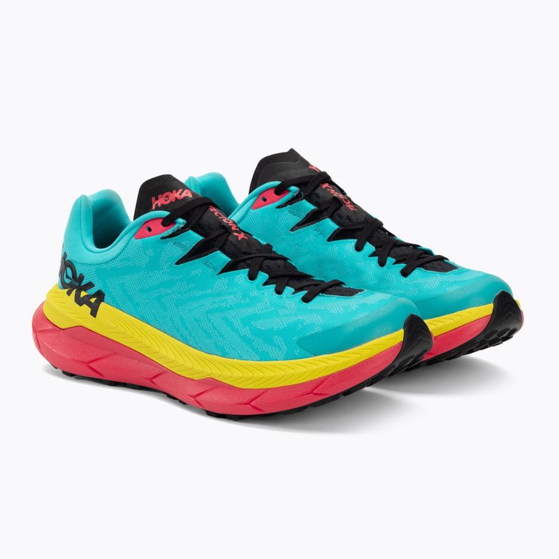 Чоловічі кросівки HOKA Tecton X сині з аквалангом / рожеві з аквалангом 4