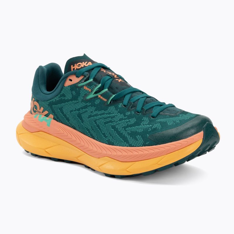 Жіночі бігові кросівки HOKA Tecton X deep teal/water garden