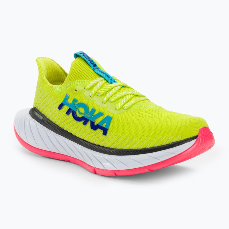 Кросівки бігові жіночі HOKA Carbon X 3 evening primrose/scuba blue