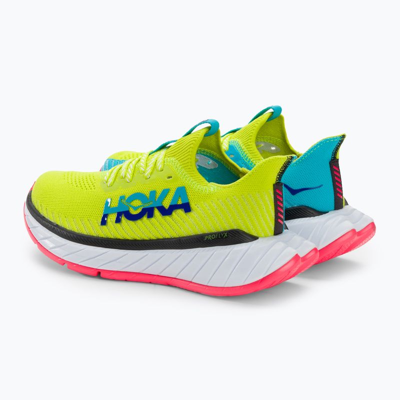 Кросівки бігові жіночі HOKA Carbon X 3 evening primrose/scuba blue 3