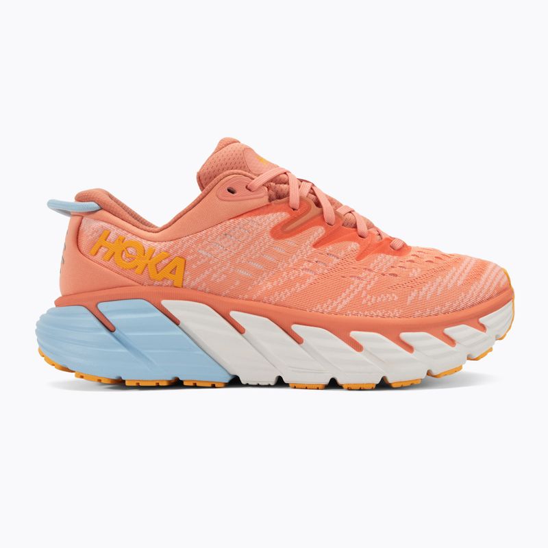 Жіночі бігові кросівки HOKA Gaviota 4 shell coral/peach parfait 2