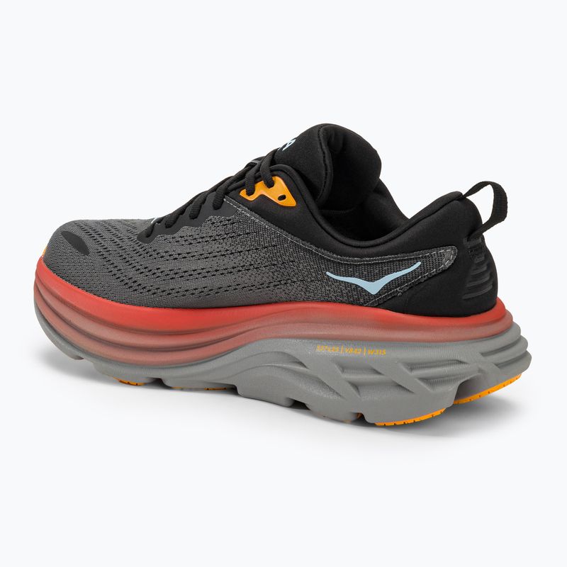 Кросівкі для бігу чоловічі HOKA Bondi 8 antharicite/castlerock 3