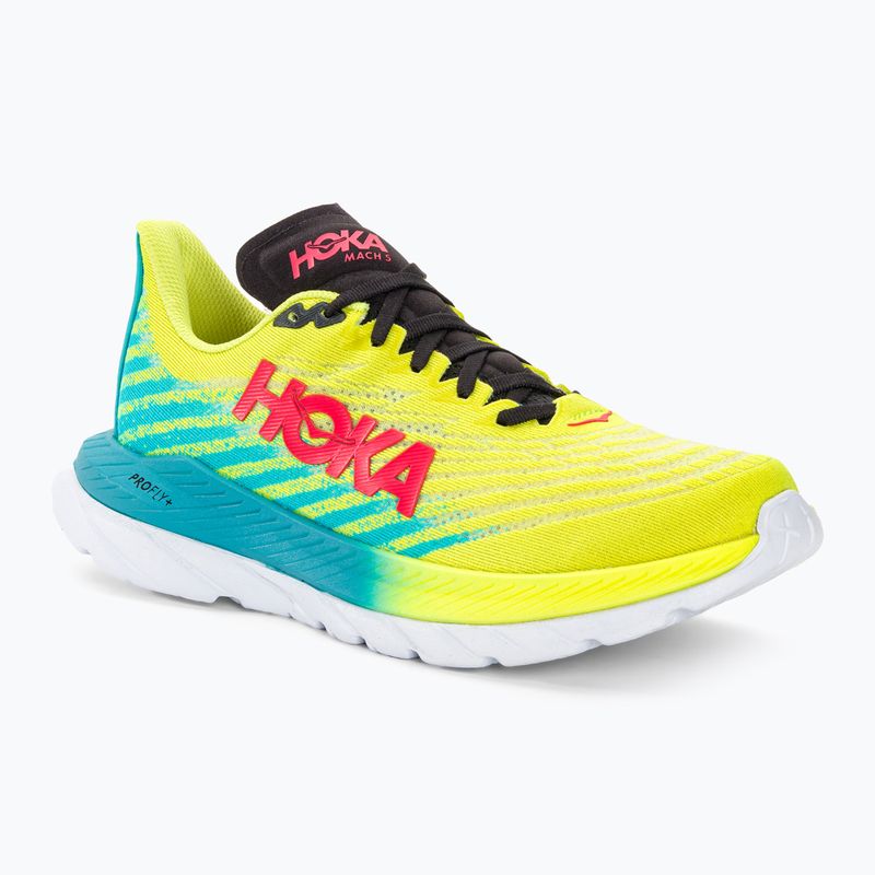 Кросівки для бігу чоловічі HOKA Mach 5 evening primrose/scuba blue