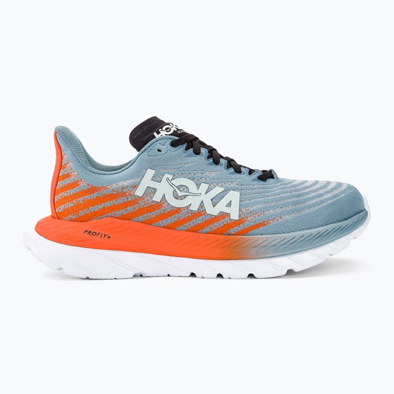 Кросівки для бігу чоловічі HOKA Mach 5 mountain spring/puffin's bill 2