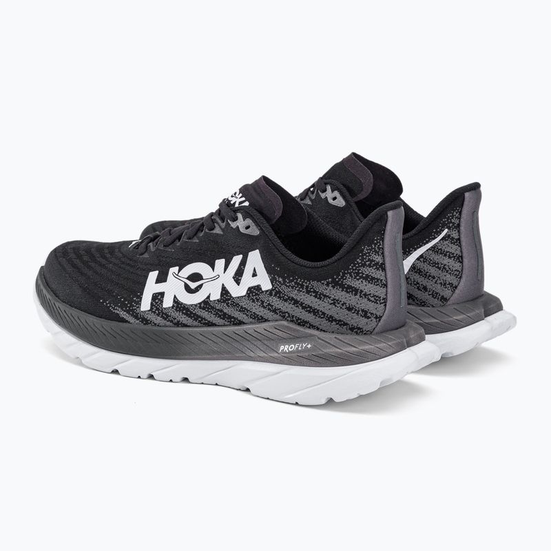 Кросівки для бігу чоловічі HOKA Mach 5 чорні 1127893-BCSTL 4