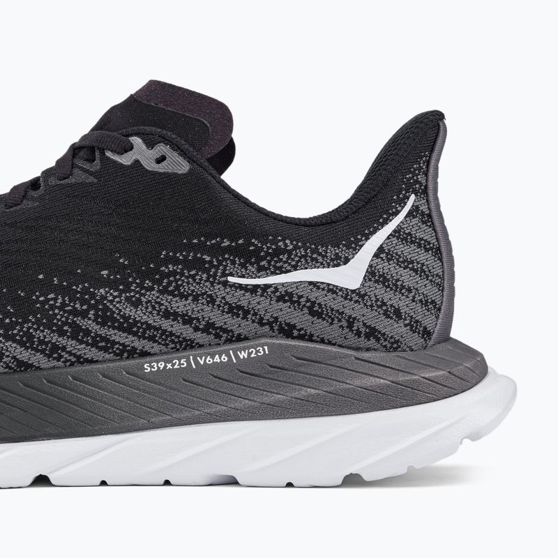 Кросівки для бігу чоловічі HOKA Mach 5 чорні 1127893-BCSTL 9