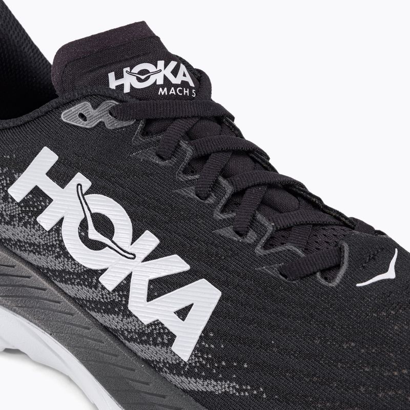 Кросівки для бігу чоловічі HOKA Mach 5 чорні 1127893-BCSTL 10