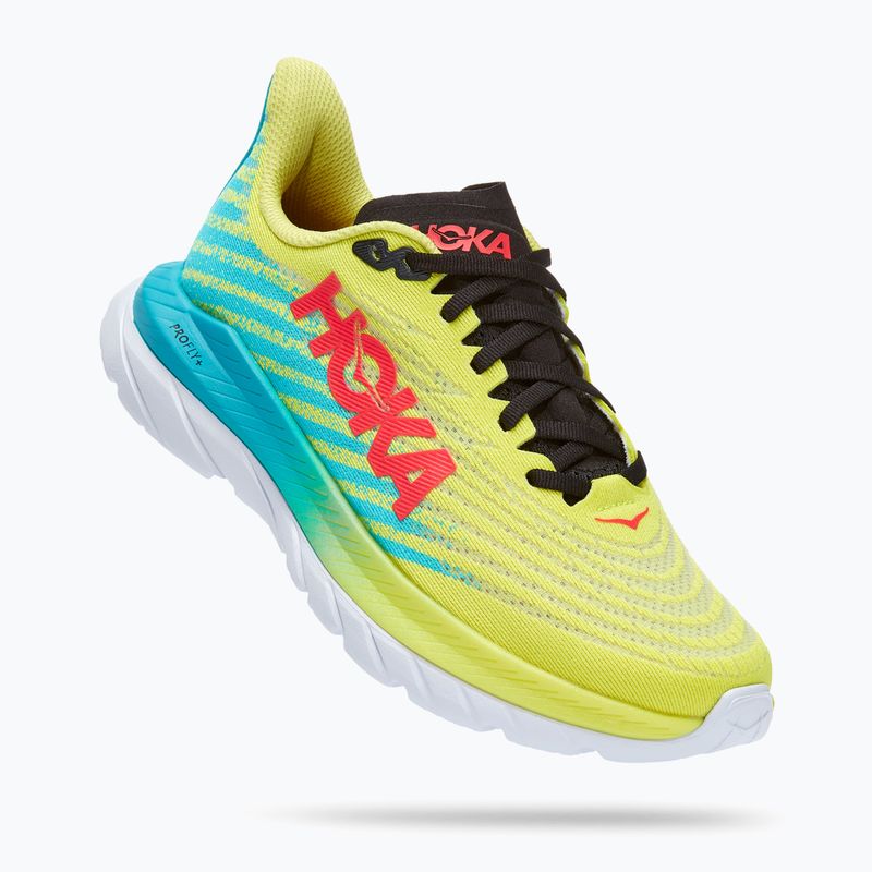 Кросівки для бігу жіночі HOKA Mach 5 evening primrose/scuba blue 9