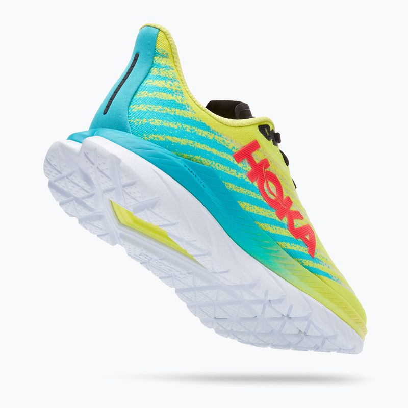 Кросівки для бігу жіночі HOKA Mach 5 evening primrose/scuba blue 11