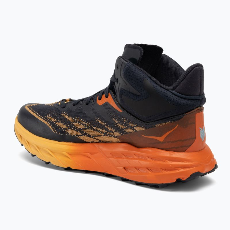 Кросівкі для бігу чоловічі HOKA Speedgoat 5 Mid GTX blue graphite/amber yellow 3